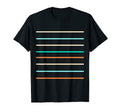 70S 80S Rainbow Pastel Striped Stripe T-Shirt - Minimalist Print Men Women - T-Shirt, Sweatshirt, Hoodie