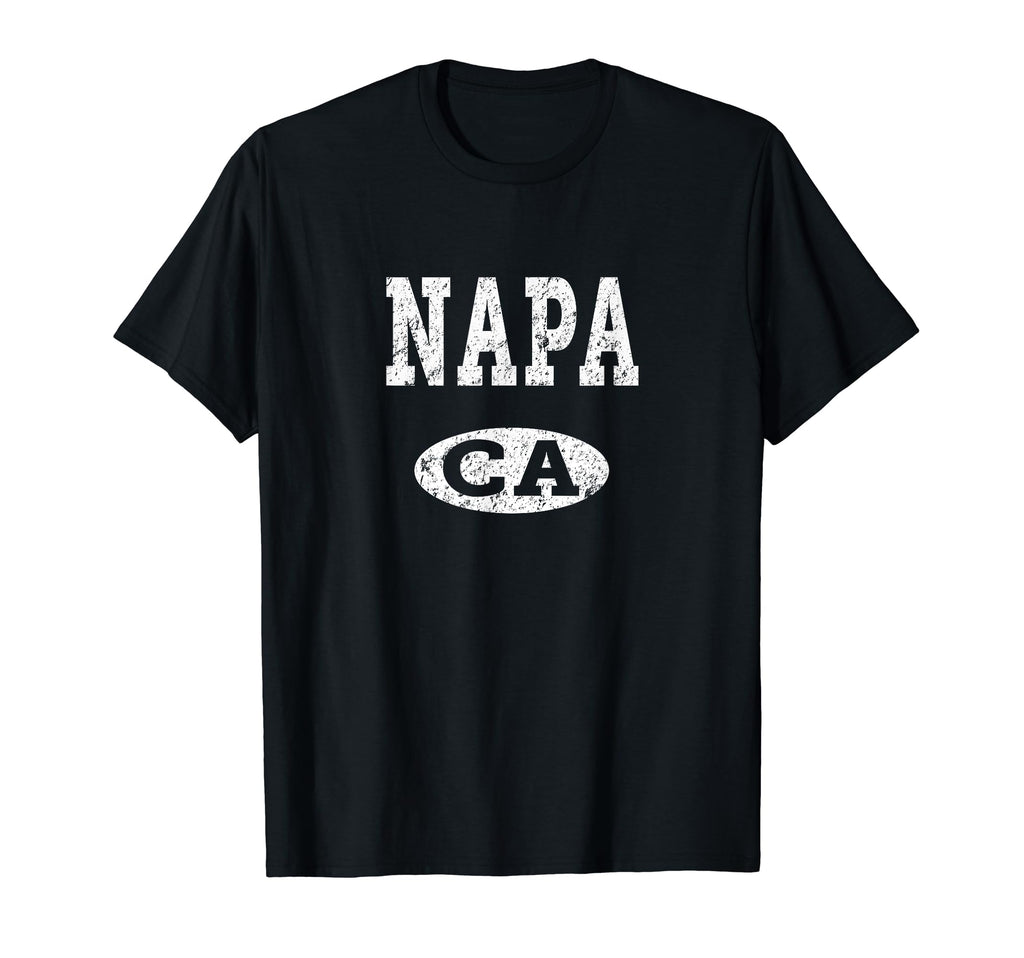 Napa Ca Distressed T-Shirt - Graphic Print for Adults - T-Shirt, Sweatshirt, Hoodie