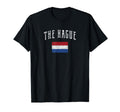 Hague Netherlands Flag Distressed T-Shirt - Unique Graphic for Adults - T-Shirt, Sweatshirt, Hoodie