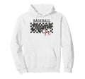 Baseball Mama Checkered Baseball Mom Hoodie - Casual Everyday Wear Unisex - T-Shirt, Sweatshirt, Hoodie