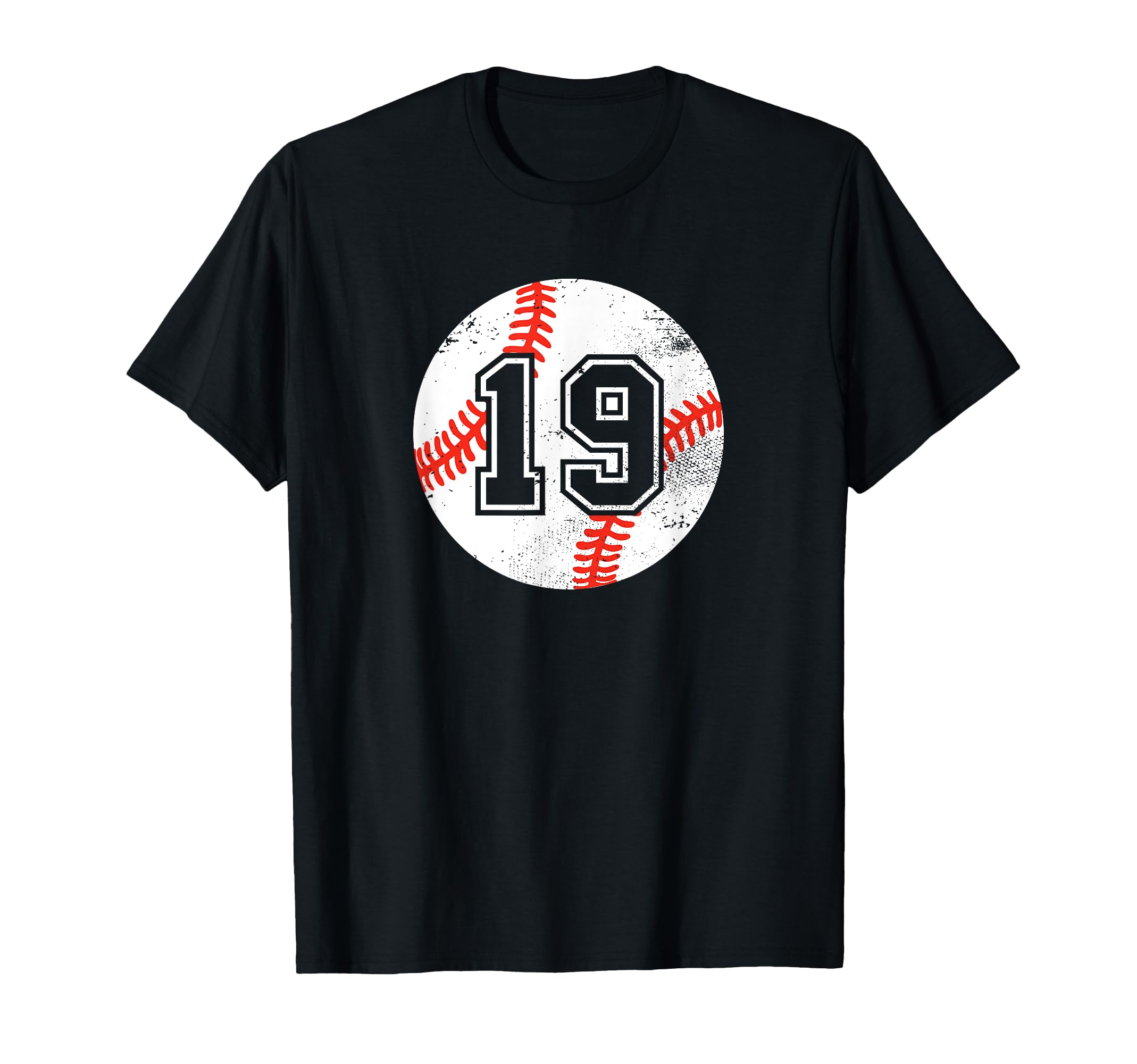 Baseball Player 19 Baseball Mom Dad T-Shirt - Minimalist Print Men Women - T-Shirt, Sweatshirt, Hoodie