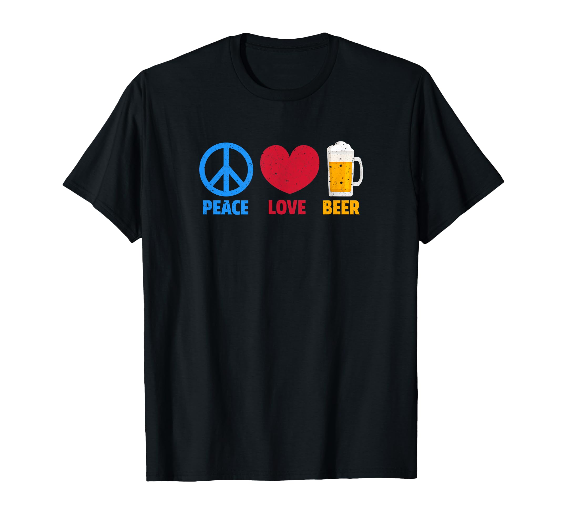 Trinity Real Happiness Is Peace Love T-Shirt - Minimalist Print for Adults - T-Shirt, Sweatshirt, Hoodie