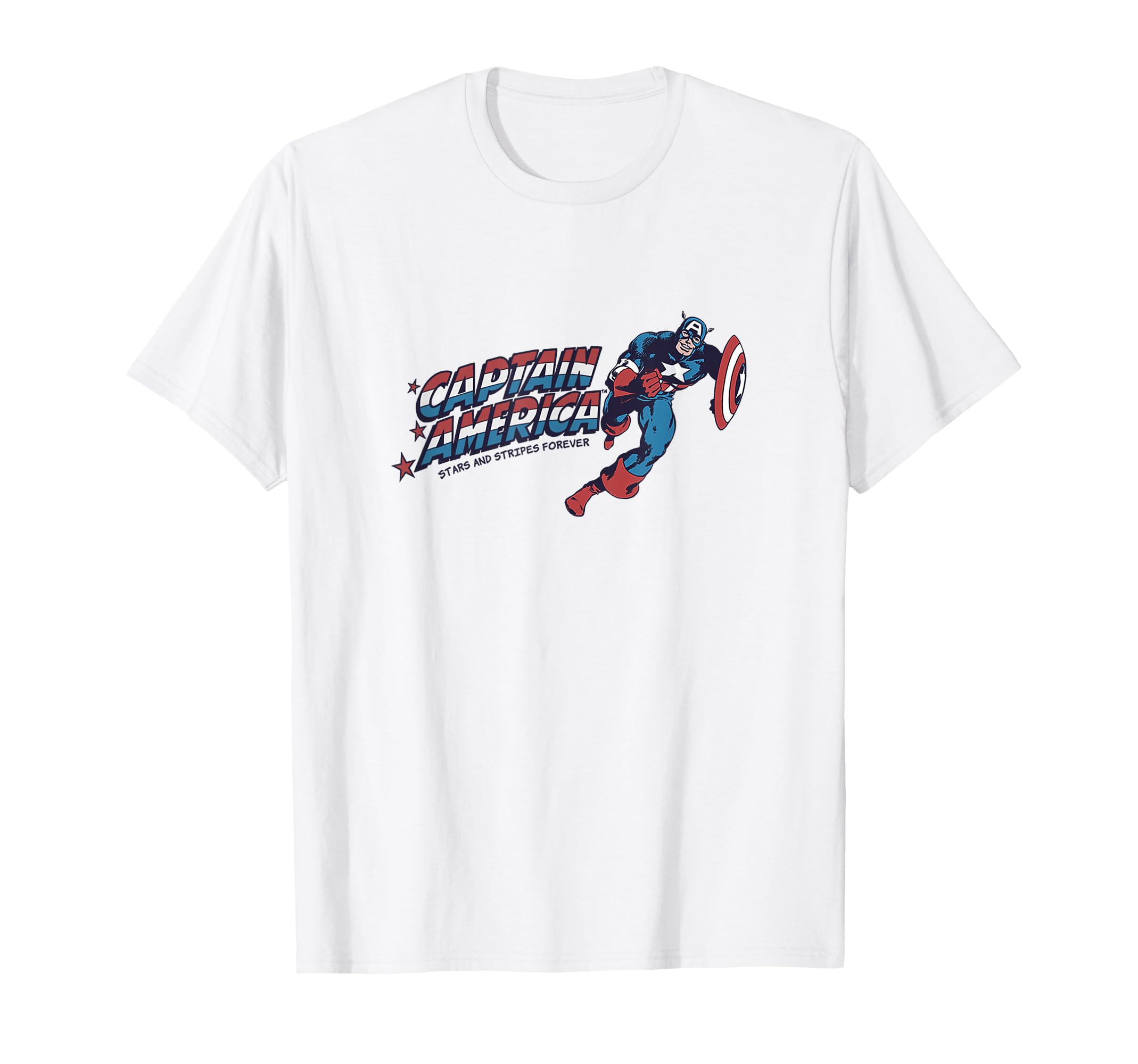 Marvel Comics Captain America Stars T-Shirt - Minimalist Print Unisex - T-Shirt, Sweatshirt, Hoodie