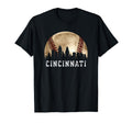Cincinnati Skyline City Baseball T-Shirt - Streetwear Style for Adults - T-Shirt, Sweatshirt, Hoodie