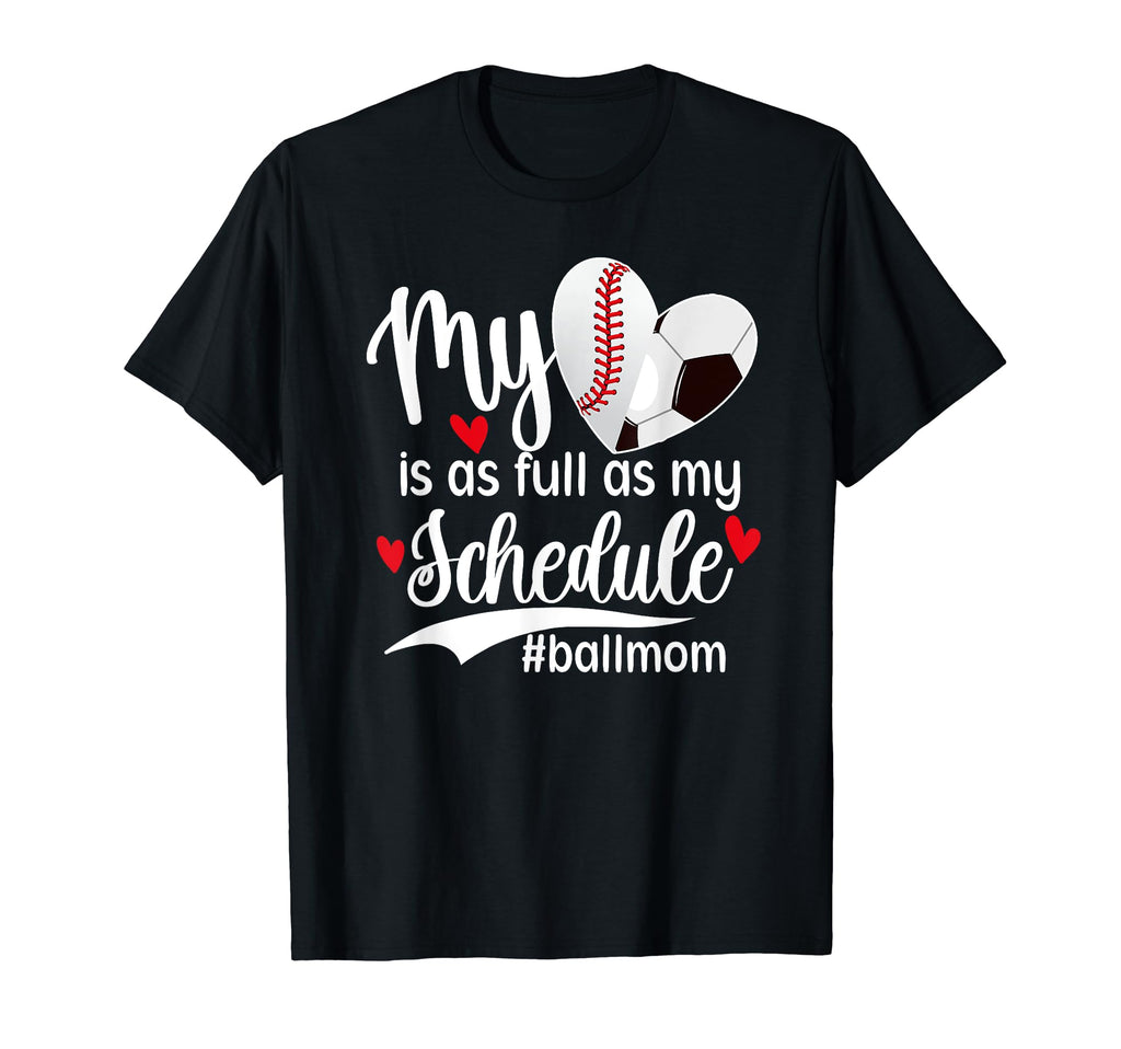 Ball Mom Proud Baseball Soccer Mom T-Shirt - Aesthetic Graphic Unisex - T-Shirt, Sweatshirt, Hoodie