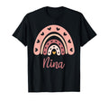 Nina Birthday Rainbow Boho Nina T-Shirt - Graphic Print for Adults - T-Shirt, Sweatshirt, Hoodie