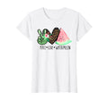 Peace Love Watermelon Summer Teen T-Shirt - Aesthetic Graphic for Adults - T-Shirt, Sweatshirt, Hoodie