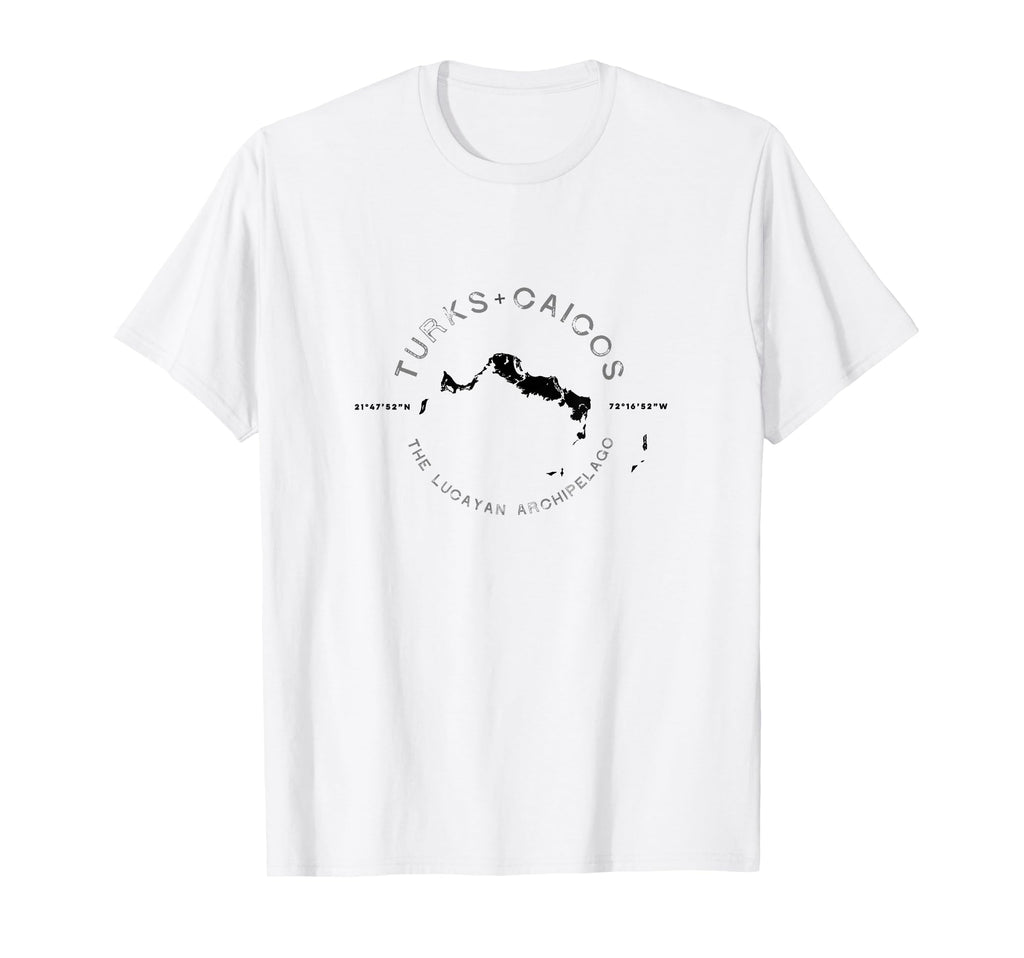 Turks And Caicos T T-Shirt - Minimalist Print Men Women - T-Shirt, Sweatshirt, Hoodie