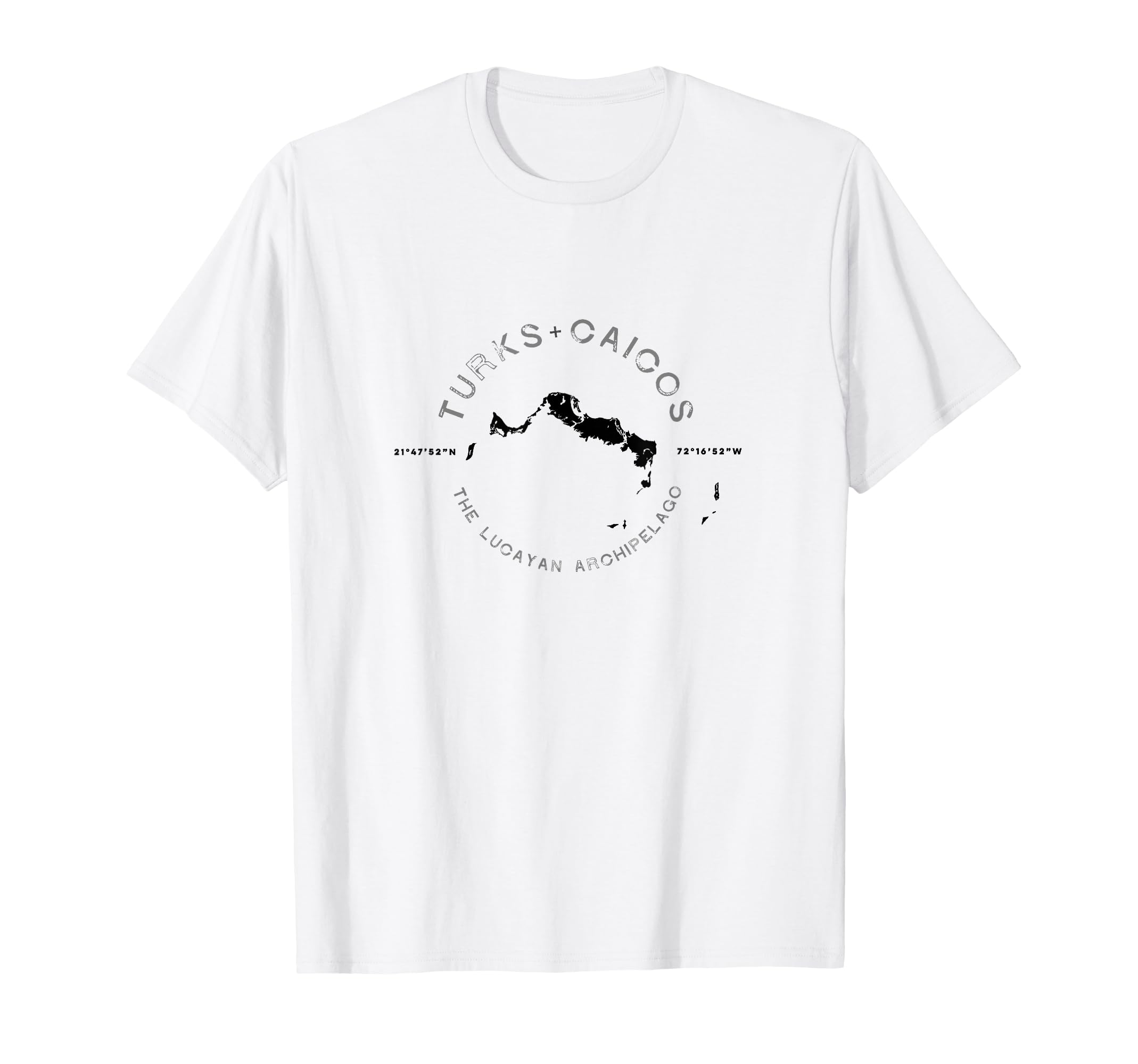 Turks And Caicos T T-Shirt - Minimalist Print Men Women - T-Shirt, Sweatshirt, Hoodie