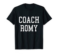 Coach Romy Custom Football Soccer Baseball T-Shirt - Graphic Print Unisex - T-Shirt, Sweatshirt, Hoodie