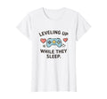 Level While They Sleep Gamer Mom Life T-Shirt - Trendy Graphic for Adults - T-Shirt, Sweatshirt, Hoodie