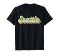 Seattle 70S 80S 90S T-Shirt - Minimalist Print Men Women - T-Shirt, Sweatshirt, Hoodie