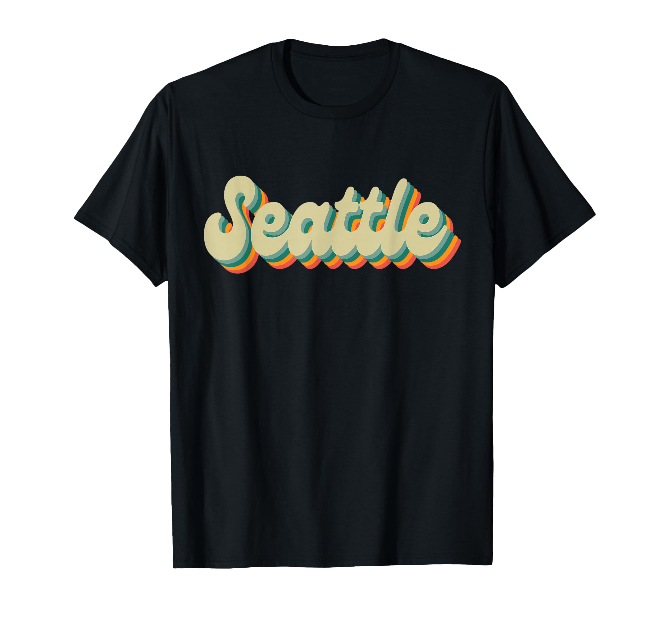 Seattle 70S 80S 90S T-Shirt - Minimalist Print Men Women - T-Shirt, Sweatshirt, Hoodie