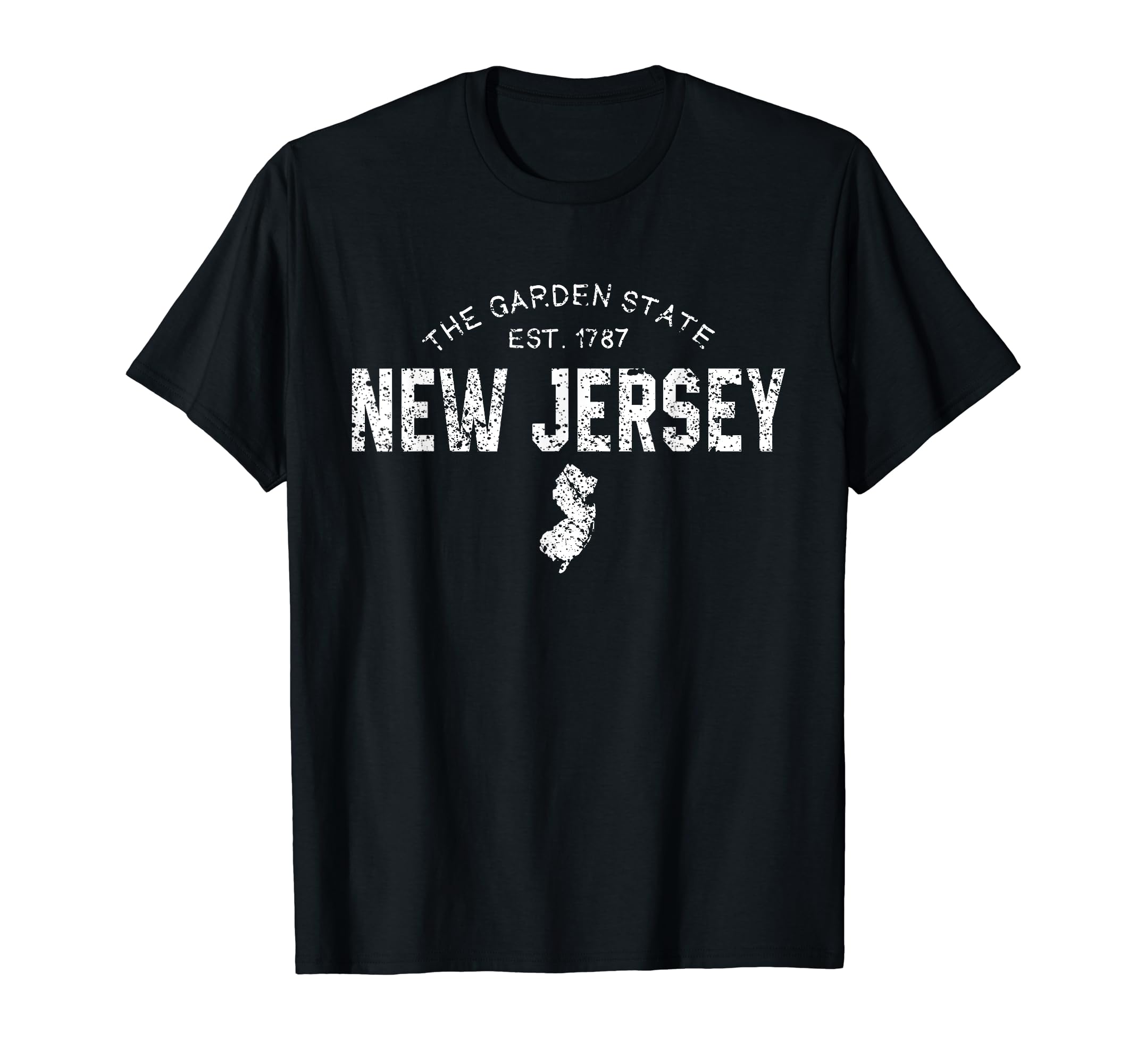 New Jersey Distressed Garden State T-Shirt - Aesthetic Graphic Men Women - T-Shirt, Sweatshirt, Hoodie
