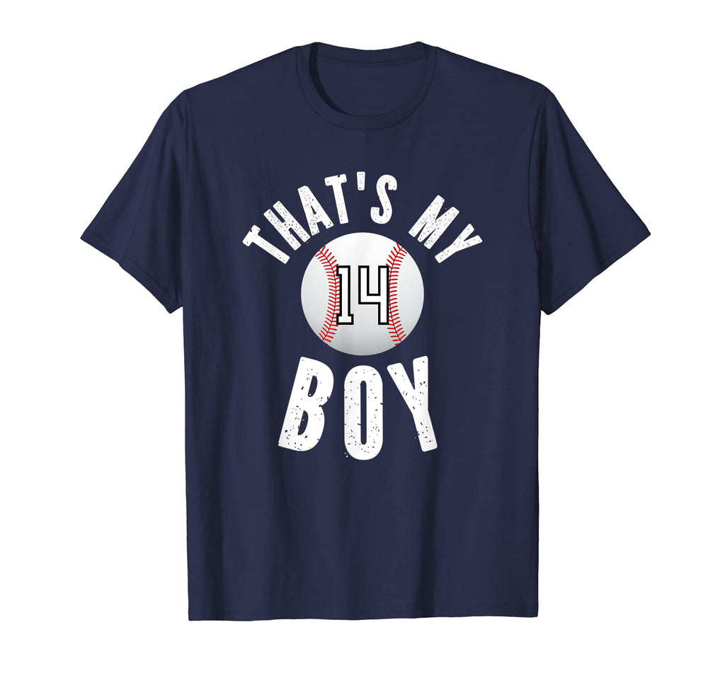 Thats My Baseball Jersey Number 14 T-Shirt - Fun Novelty Design Men Women - T-Shirt, Sweatshirt, Hoodie