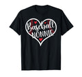 Baseball Nonnie Heart Nonnie Baseball T-Shirt - Fun Novelty Design Unisex - T-Shirt, Sweatshirt, Hoodie