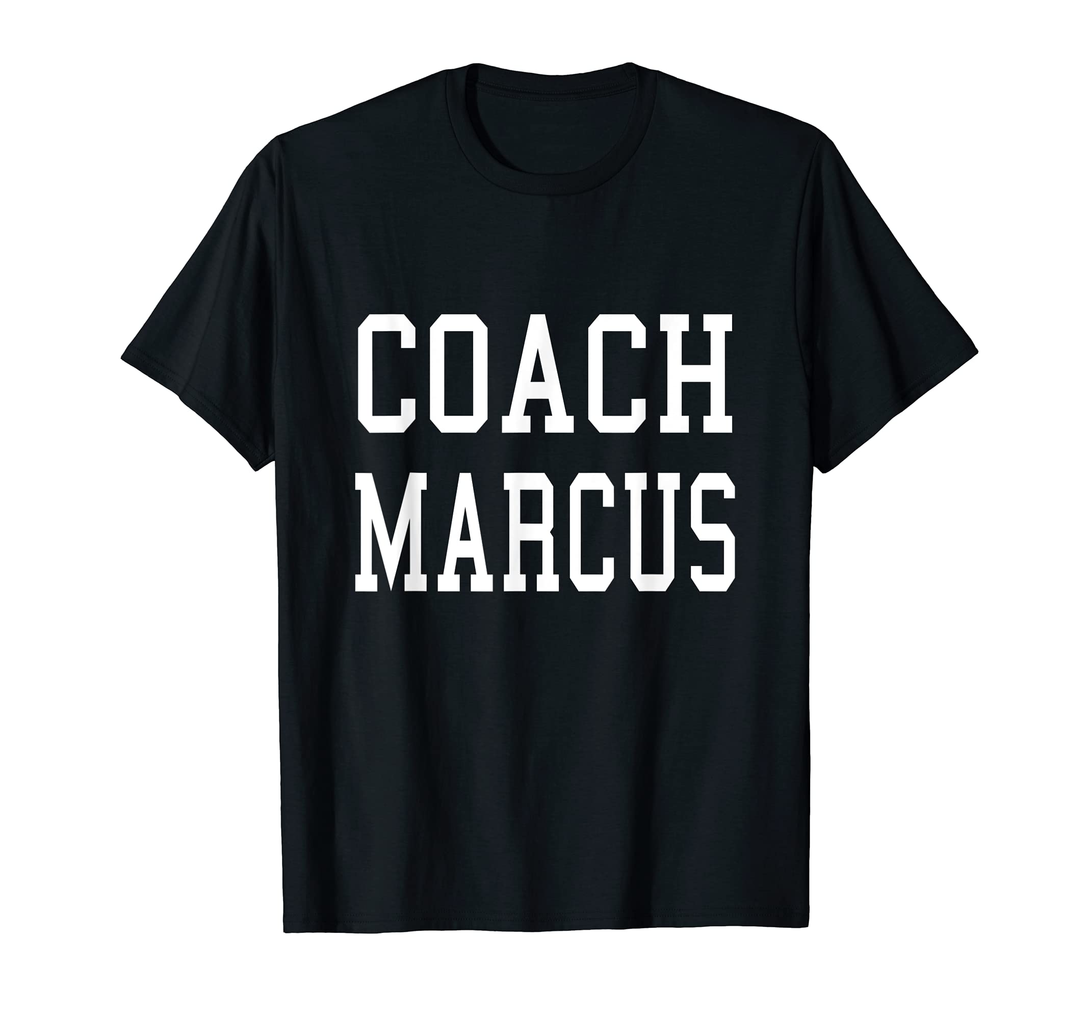 Coach Marcus Custom Football Soccer T-Shirt - Unique Graphic Unisex - T-Shirt, Sweatshirt, Hoodie