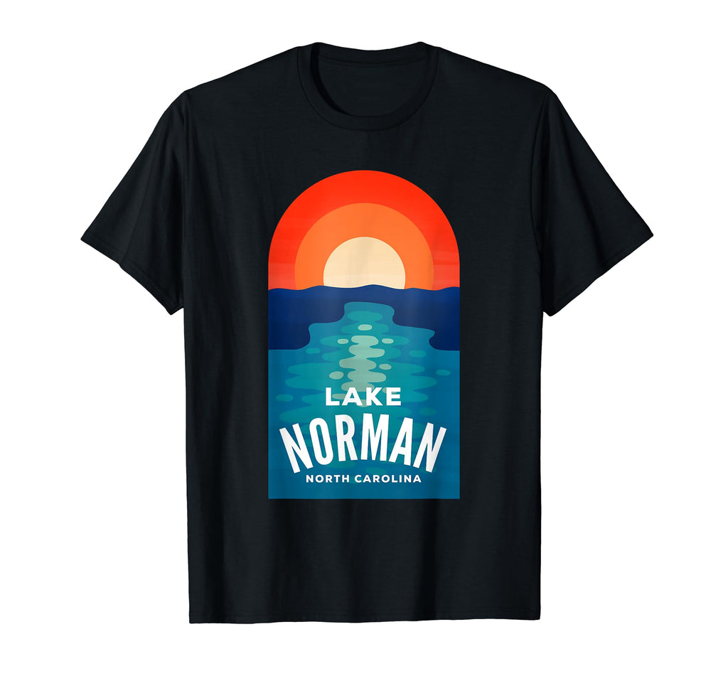Lake Norman Nc Sunset T-Shirt - Graphic Print Unisex - T-Shirt, Sweatshirt, Hoodie