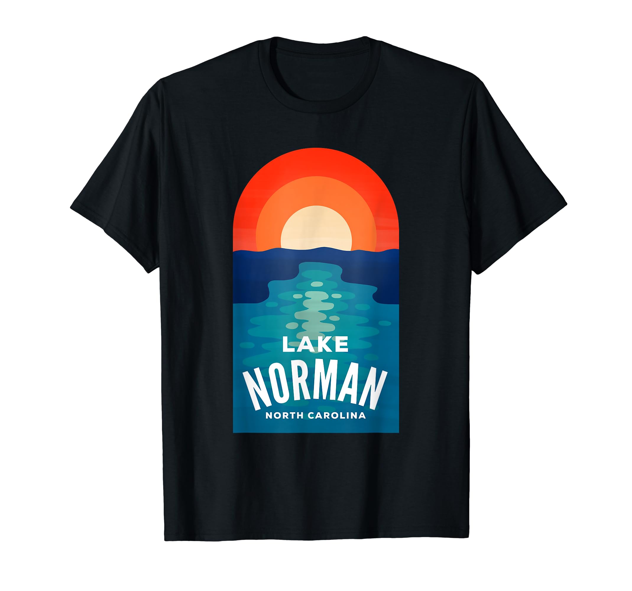 Lake Norman Nc Sunset T-Shirt - Graphic Print Unisex - T-Shirt, Sweatshirt, Hoodie