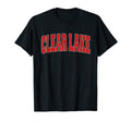 Clear Lake Ia Iowa Varsity Usa Sports T-Shirt - Casual Everyday Wear Unisex - T-Shirt, Sweatshirt, Hoodie