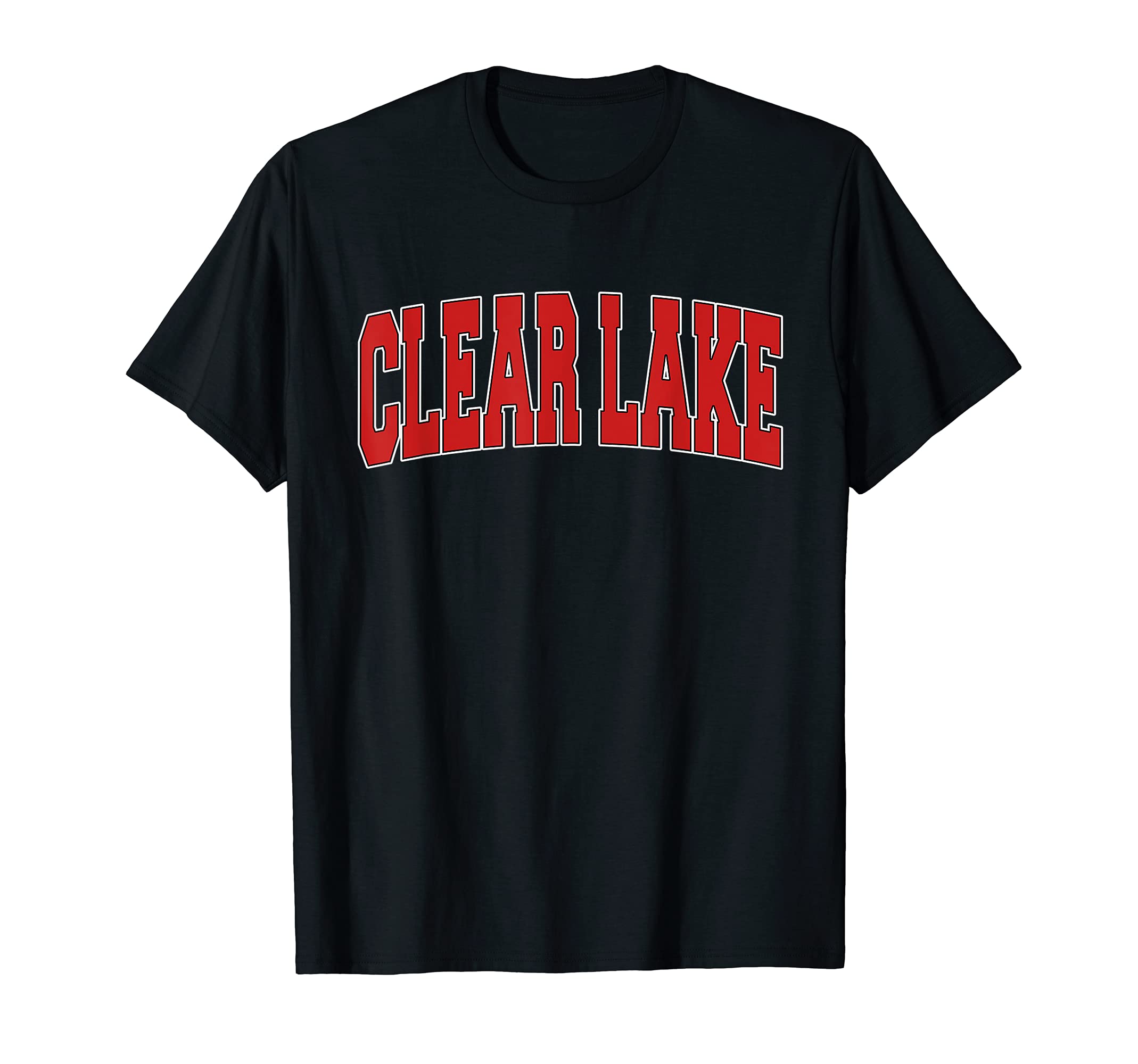 Clear Lake Ia Iowa Varsity Usa Sports T-Shirt - Casual Everyday Wear Unisex - T-Shirt, Sweatshirt, Hoodie