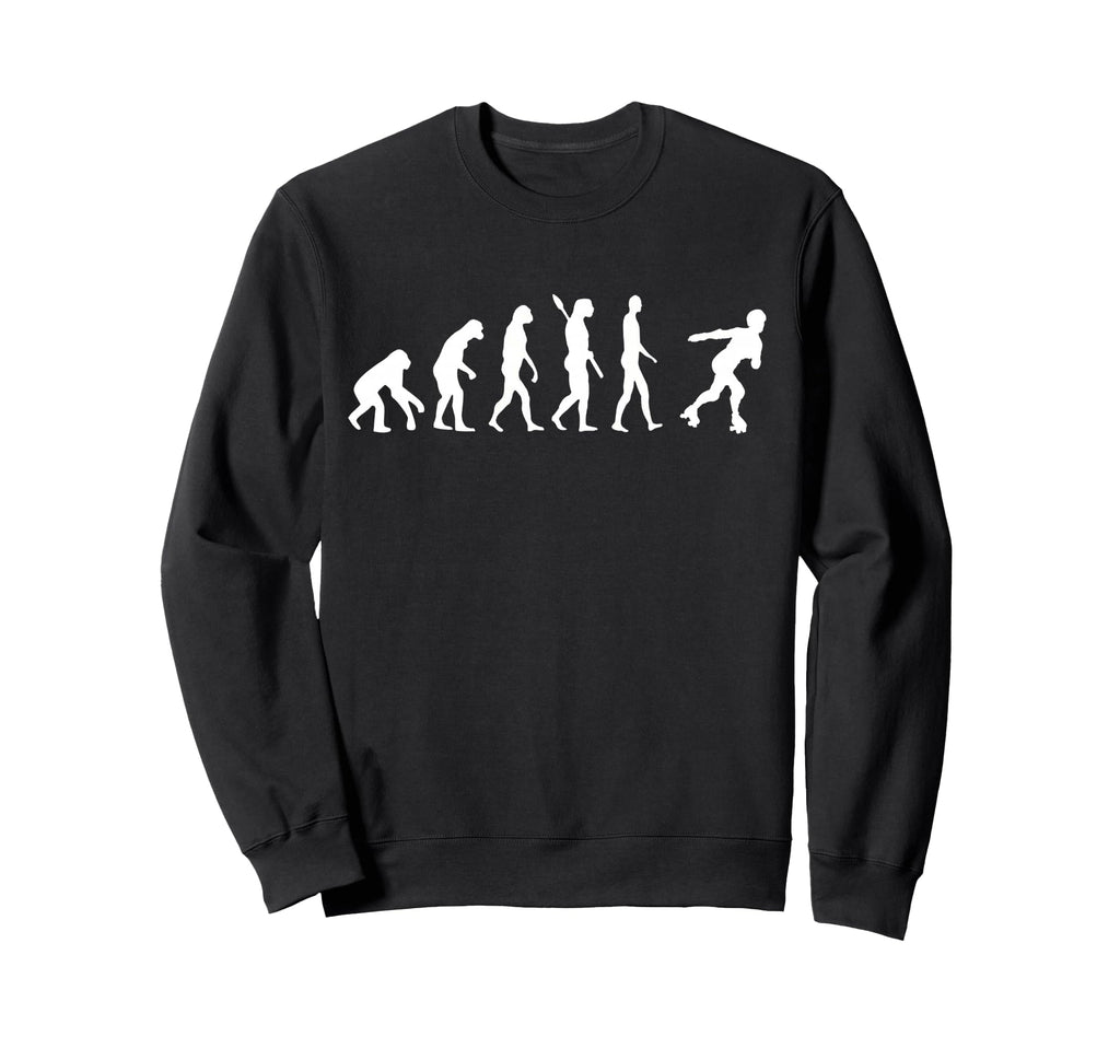 Roller Skates Rider Evolution Roller Sweatshirt - Graphic Print for Adults - T-Shirt, Sweatshirt, Hoodie