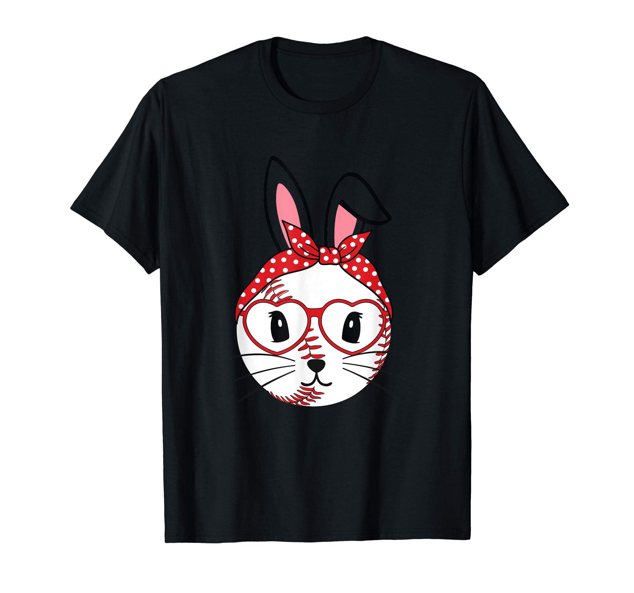 Happy Easter Bunny Playing Baseball T-Shirt - Unique Graphic Men Women - T-Shirt, Sweatshirt, Hoodie