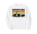 Herbivore Vegan Funny Dinosaur Sunset Sweatshirt - Graphic Print for Adults - T-Shirt, Sweatshirt, Hoodie