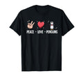 Peace Love Penguins T-Shirt - Casual Everyday Wear Men Women - T-Shirt, Sweatshirt, Hoodie