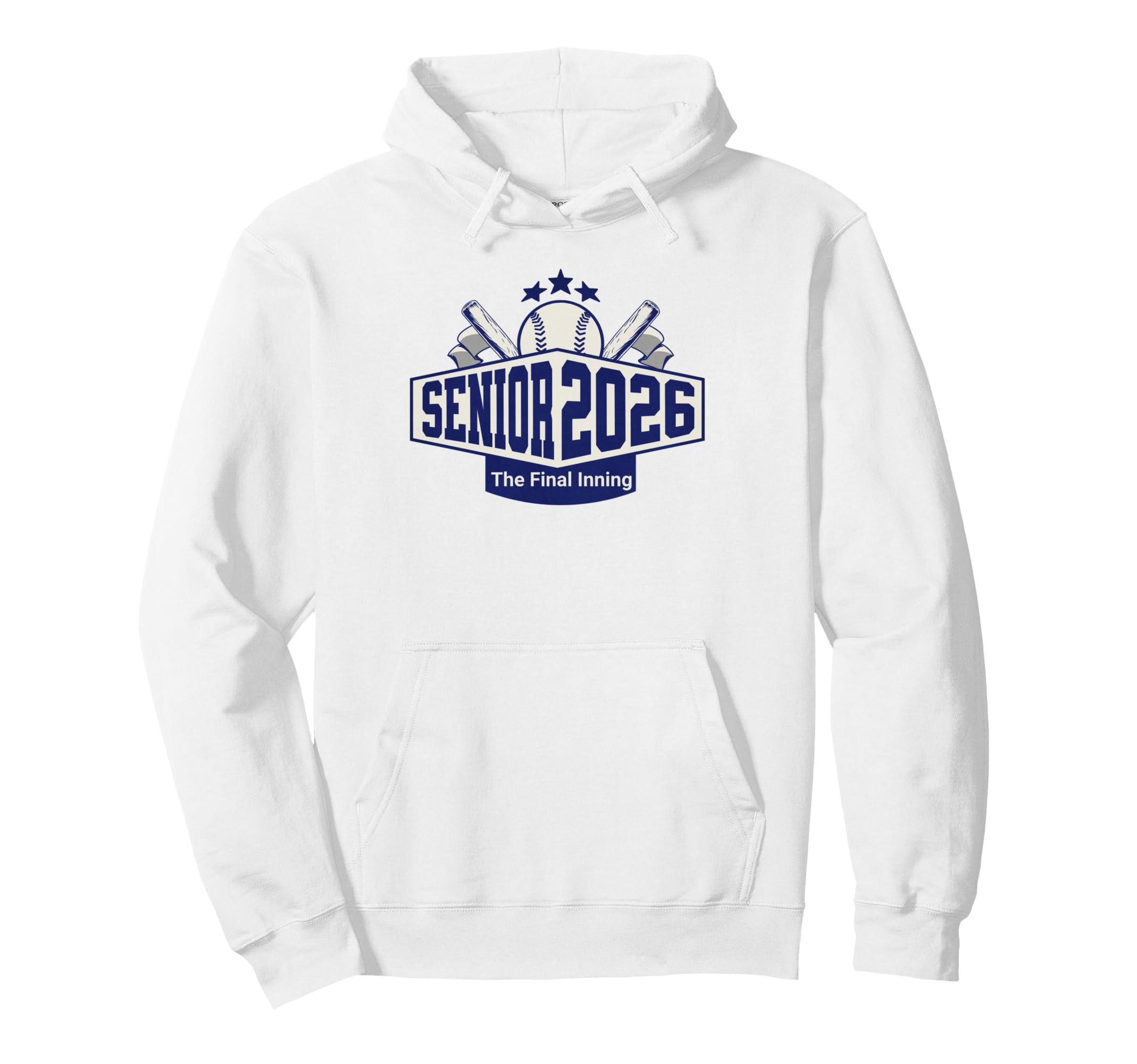 Baseball Senior 2026 Final Inning Hoodie - Casual Everyday Wear Unisex - T-Shirt, Sweatshirt, Hoodie