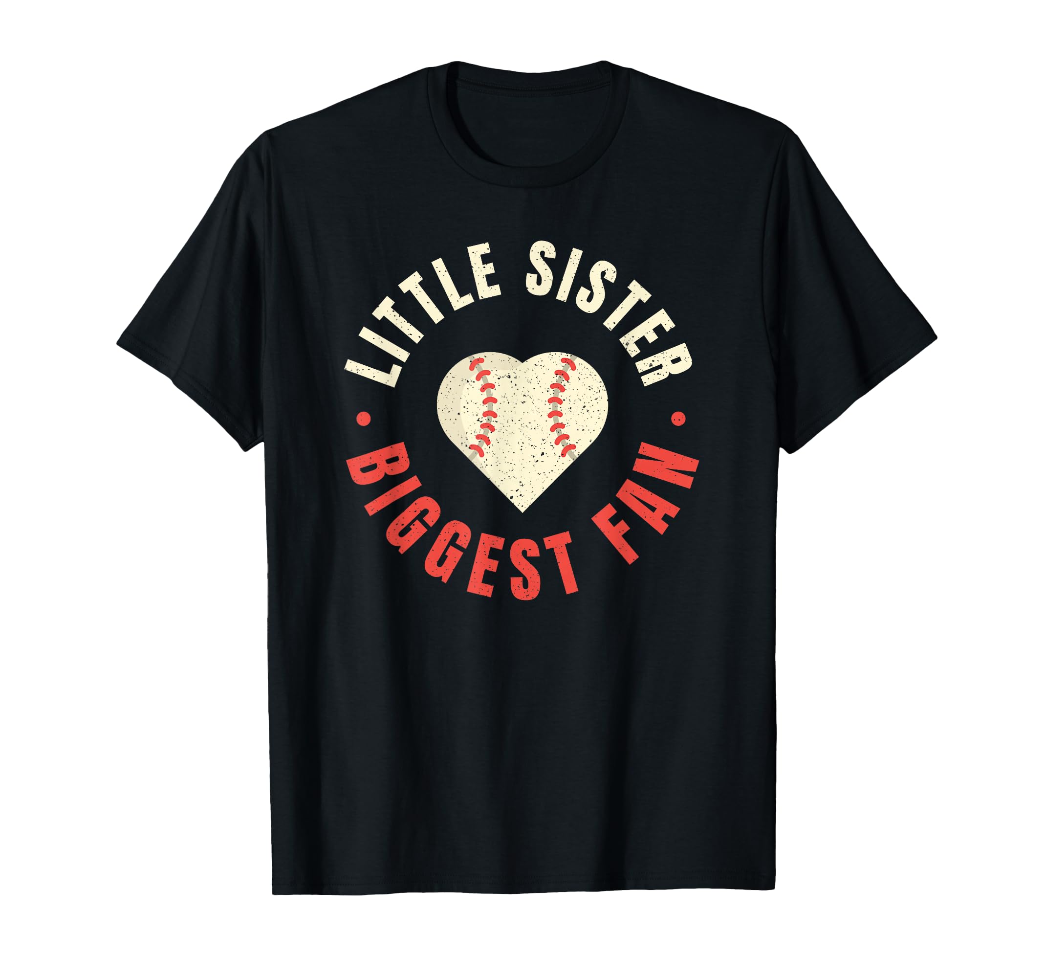 Baseball Sister Womens Little Sister T-Shirt - Graphic Print Men Women - T-Shirt, Sweatshirt, Hoodie