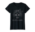 Womens Sugar Skull Distressed Dia De T-Shirt - Casual Everyday Wear Unisex - T-Shirt, Sweatshirt, Hoodie