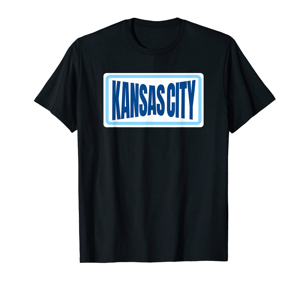 Fun Kansas City Blue Light Blue Striped T-Shirt - Unique Graphic Unisex - T-Shirt, Sweatshirt, Hoodie