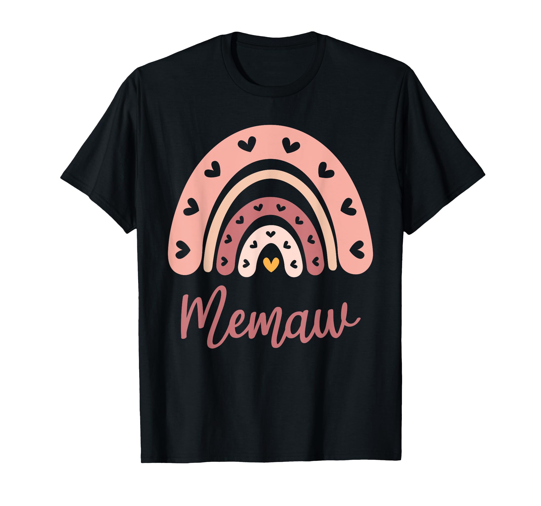 Memaw Birthday Rainbow Boho Memaw T-Shirt - Graphic Print Men Women - T-Shirt, Sweatshirt, Hoodie