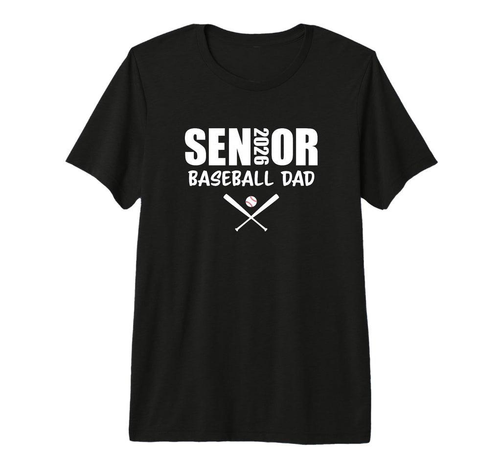 2026 Senior Baseball Dad Team Parent T-Shirt - Graphic Print for Adults - T-Shirt, Sweatshirt, Hoodie