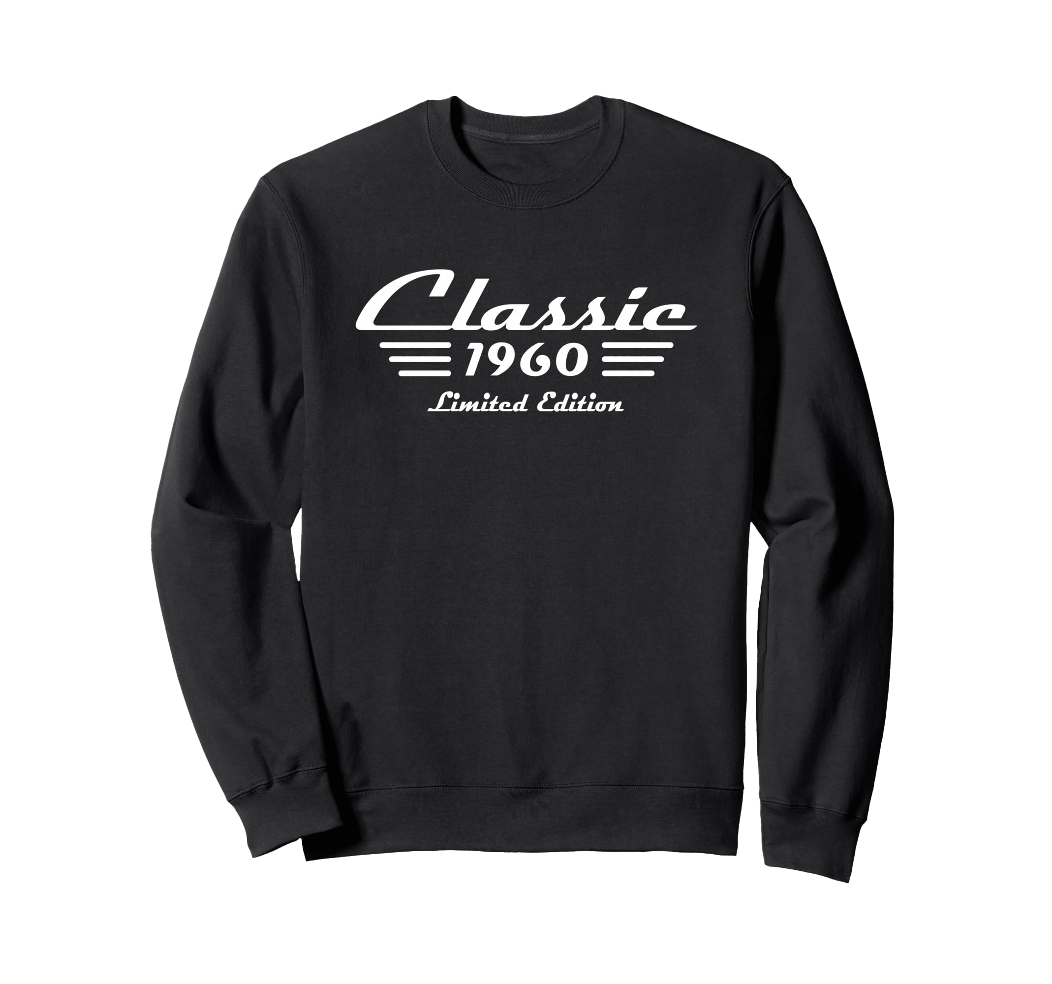 1960 Year Car Lovers 66Th Birthday Sweatshirt - Minimalist Print for Adults - T-Shirt, Sweatshirt, Hoodie