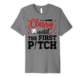 First Pitch Baseball Pitcher Mom T-Shirt - Streetwear Style Men Women - T-Shirt, Sweatshirt, Hoodie