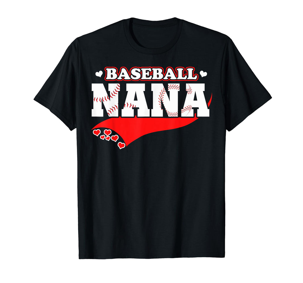 Grandma Baseball Game Baseball Nana T-Shirt - Minimalist Print Unisex - T-Shirt, Sweatshirt, Hoodie