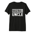 Mens Baseball Uncle Distressed Tri T-Shirt - Custom Art Print for Adults - T-Shirt, Sweatshirt, Hoodie