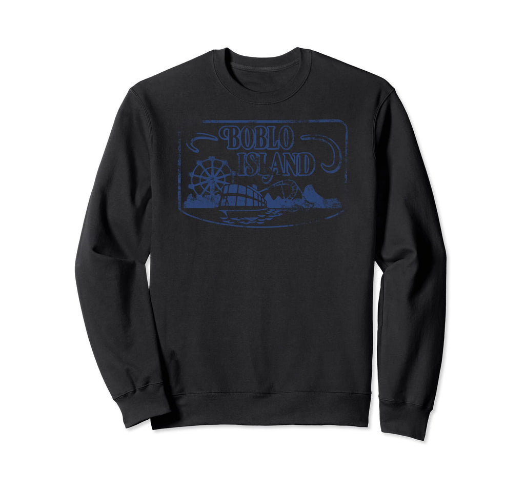 Boblo Island Detroit Distressed Worn Sweatshirt - Graphic Print for Adults - T-Shirt, Sweatshirt, Hoodie
