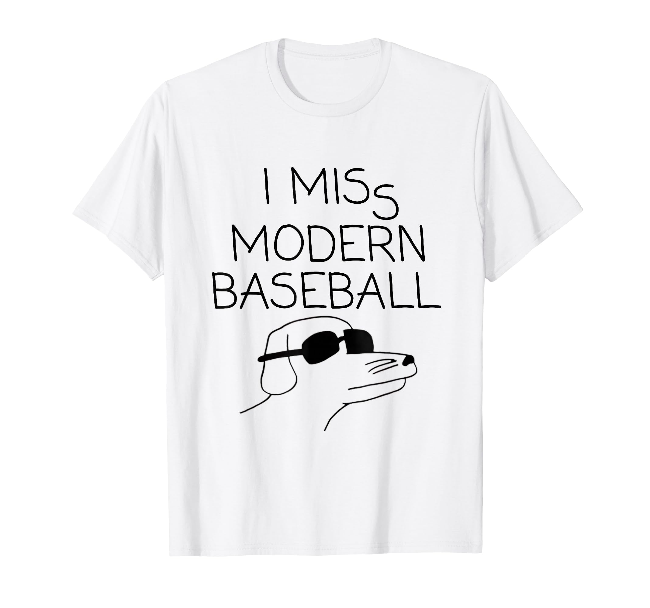 I Miss Modern Baseball Funny Baseball T-Shirt - Minimalist Print Unisex - T-Shirt, Sweatshirt, Hoodie
