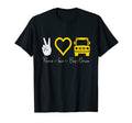 Peace Love Bus Driver T-Shirt - Casual Everyday Wear Men Women - T-Shirt, Sweatshirt, Hoodie
