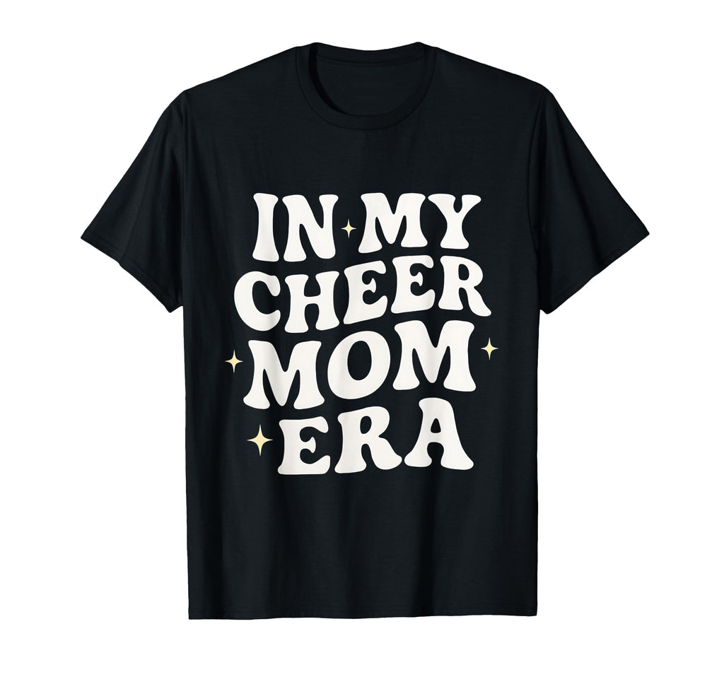 My Cheer Mom Era Groovy Cheer Mom T-Shirt - Fun Novelty Design for Adults - T-Shirt, Sweatshirt, Hoodie