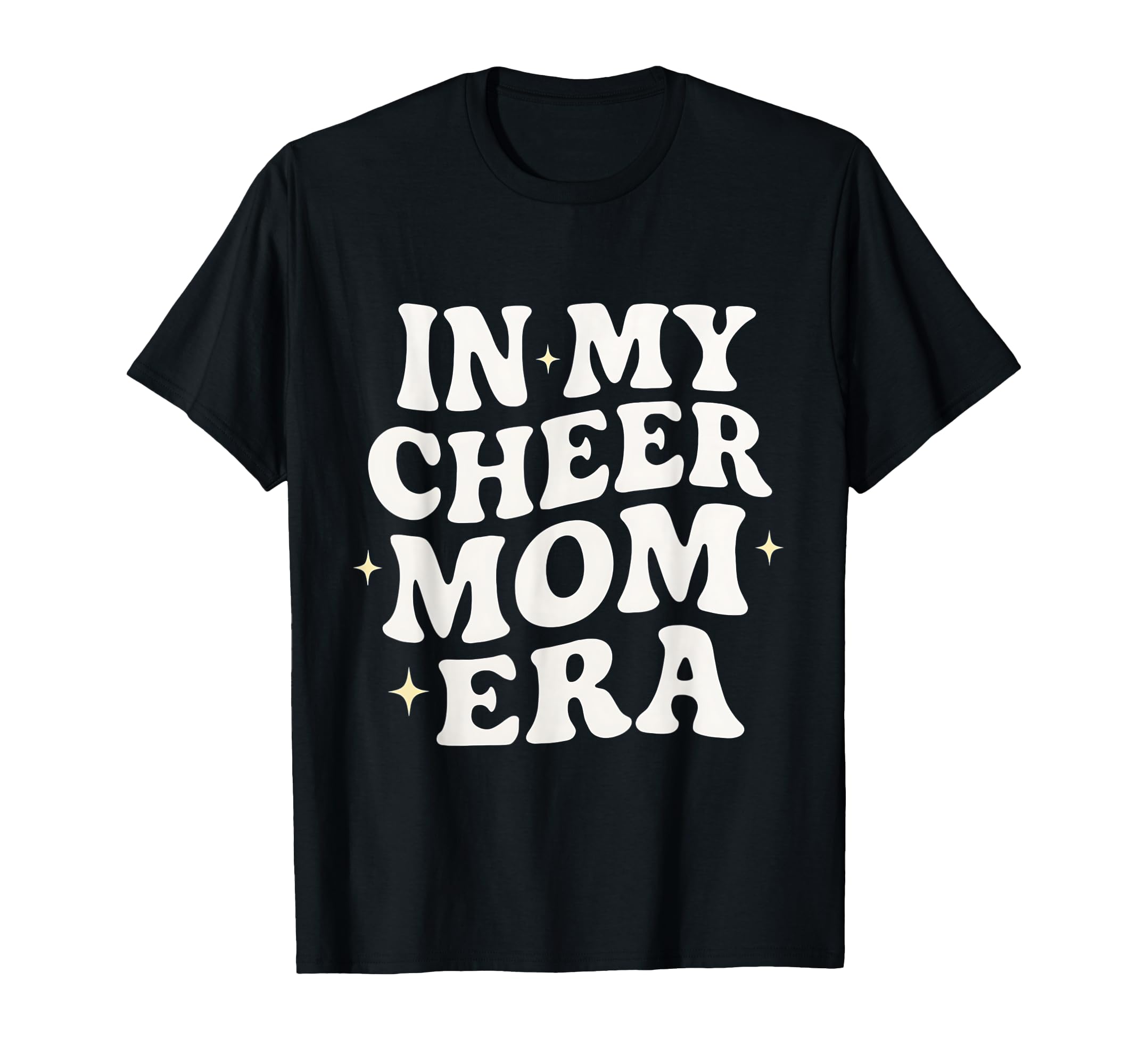 My Cheer Mom Era Groovy Cheer Mom T-Shirt - Fun Novelty Design for Adults - T-Shirt, Sweatshirt, Hoodie