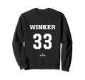 Jesse Winker 33 Mlbpa Cincinnati Sweatshirt - Graphic Print Unisex - T-Shirt, Sweatshirt, Hoodie