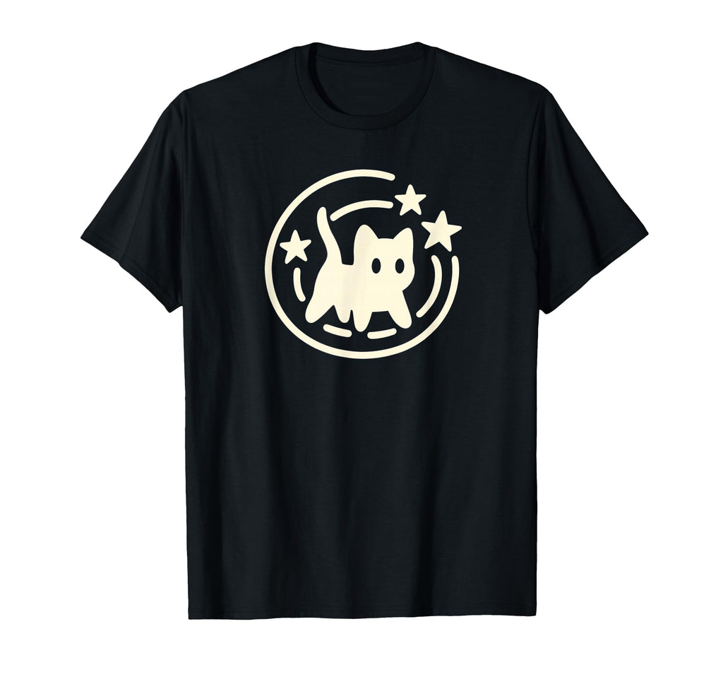 90S Y2K Scary Tomcat Cat Is Scared T-Shirt - Minimalist Print for Adults - T-Shirt, Sweatshirt, Hoodie