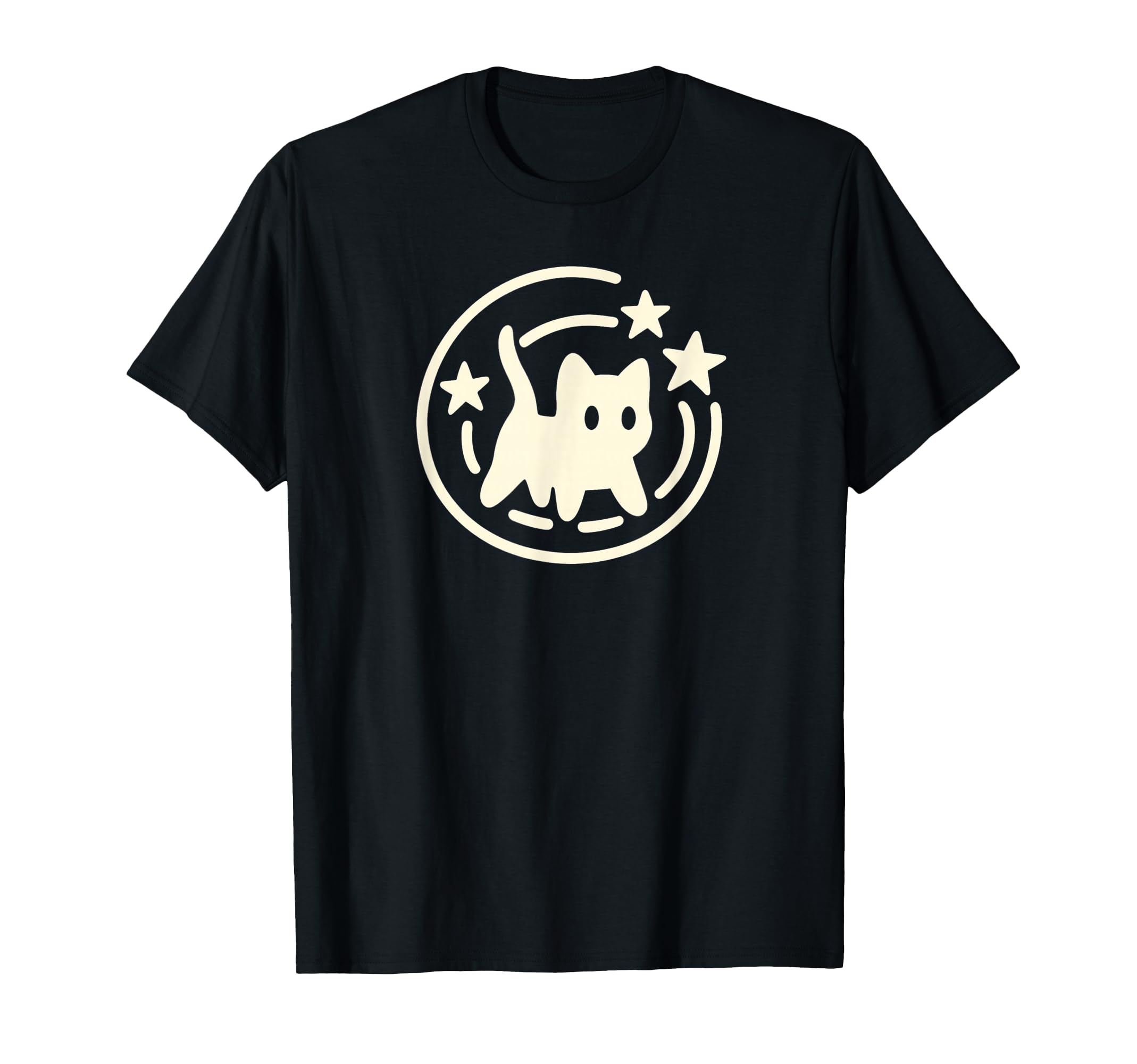 90S Y2K Scary Tomcat Cat Is Scared T-Shirt - Minimalist Print for Adults - T-Shirt, Sweatshirt, Hoodie