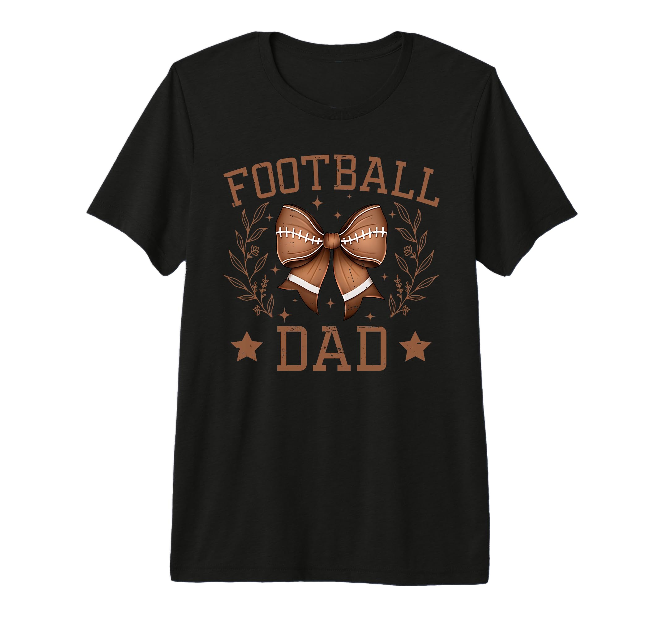 Coquette Bow American Football Dad T-Shirt - Casual Everyday Wear Unisex - T-Shirt, Sweatshirt, Hoodie