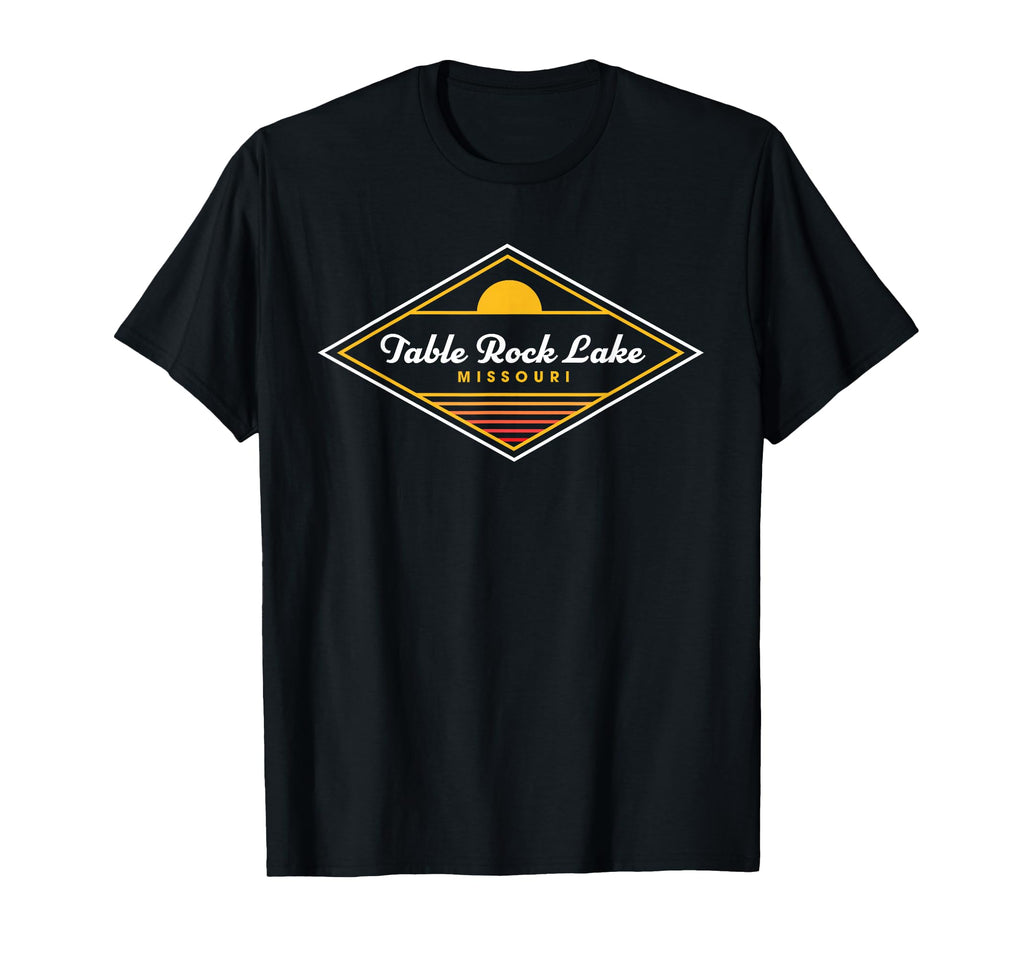 Table Rock Lake Missouri Sunset Camping T-Shirt - Graphic Print for Adults - T-Shirt, Sweatshirt, Hoodie