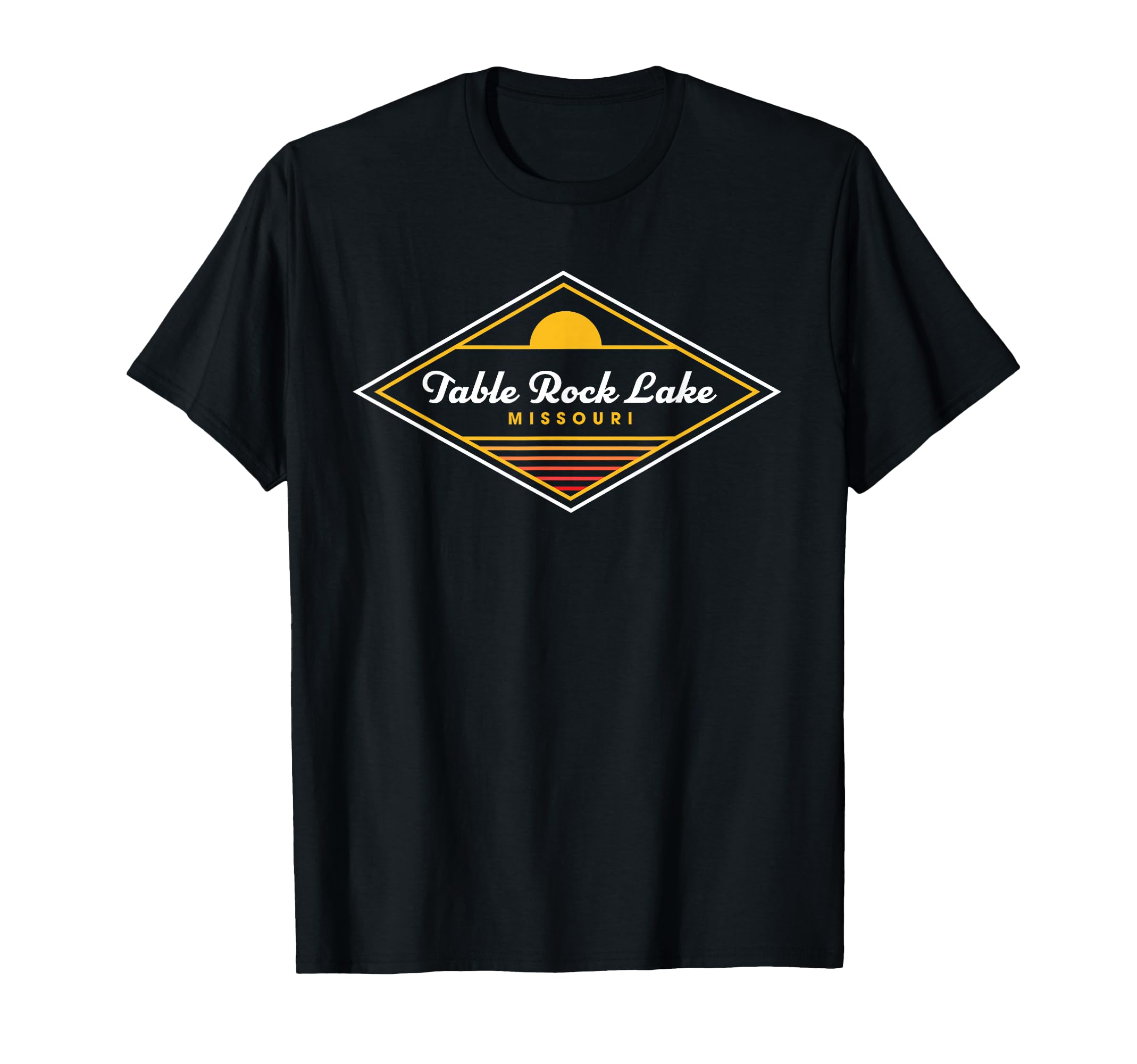 Table Rock Lake Missouri Sunset Camping T-Shirt - Graphic Print for Adults - T-Shirt, Sweatshirt, Hoodie